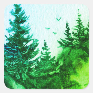 Country Roads rustic landscape and nature Sticker
