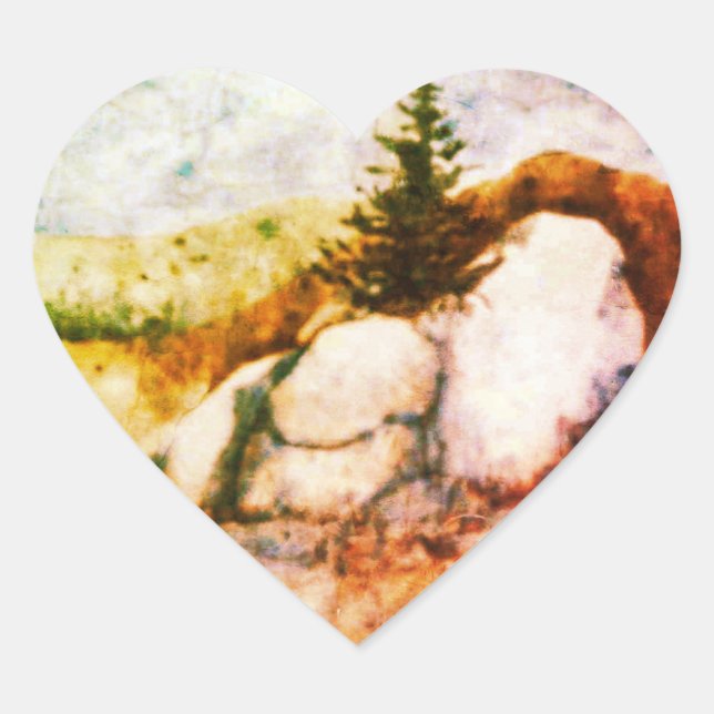 Country Roads rustic landscape and nature  Sticker (Front)