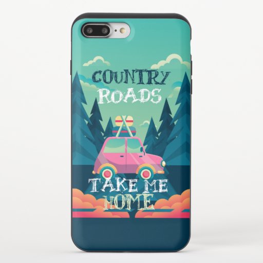 Country roads take me home iPhone 8/7 plus slider case