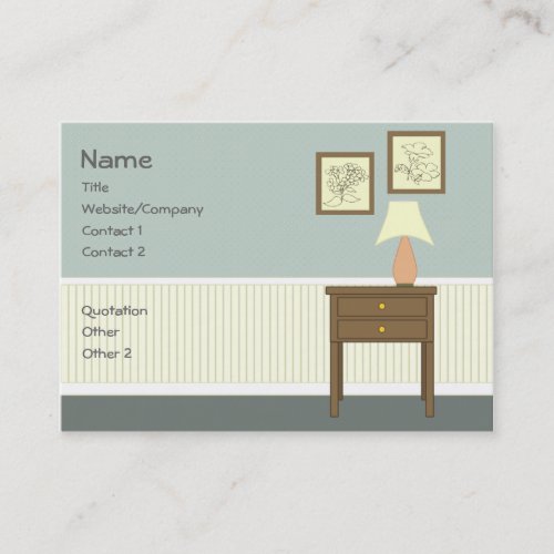 Country Room 3 Business Card Template