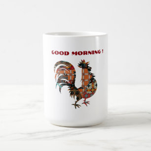 Country Rooster Color Morph Mug