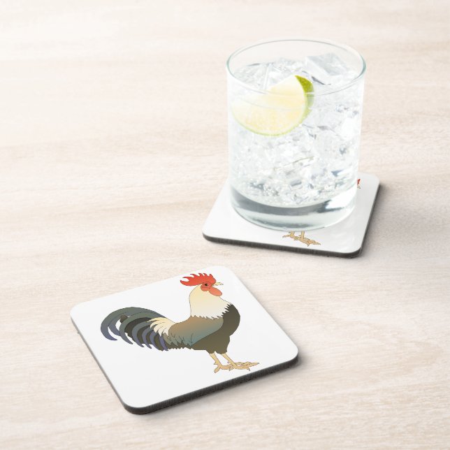 Country Rooster Drink Coaster (Right Side)