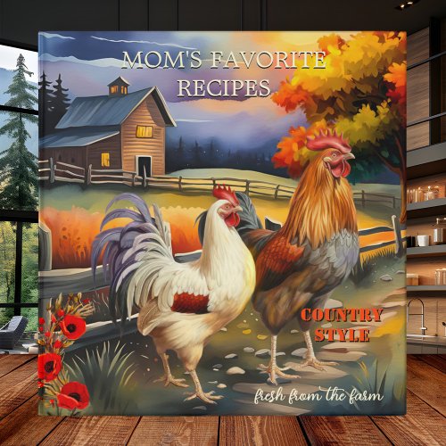 Country Rooster Farm Poultry Recipe Binder