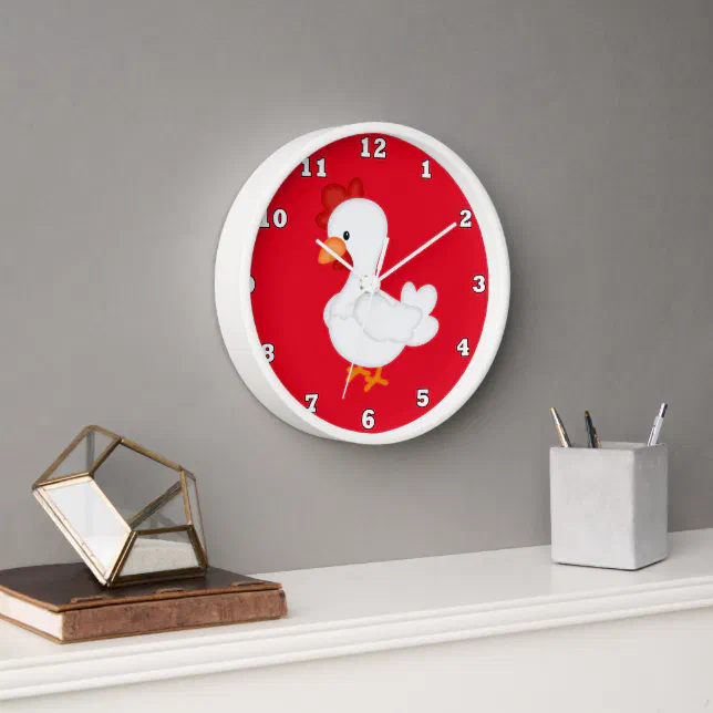 Country Rooster Kitchen Wall Clock Zazzle   Country Rooster Kitchen Wall Clock R2c176ea9c77d40e9826480723d84a662 3imel 8byvr 644.webp