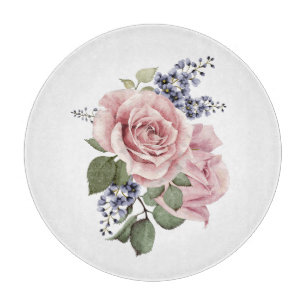 Country Rose Cutting Board