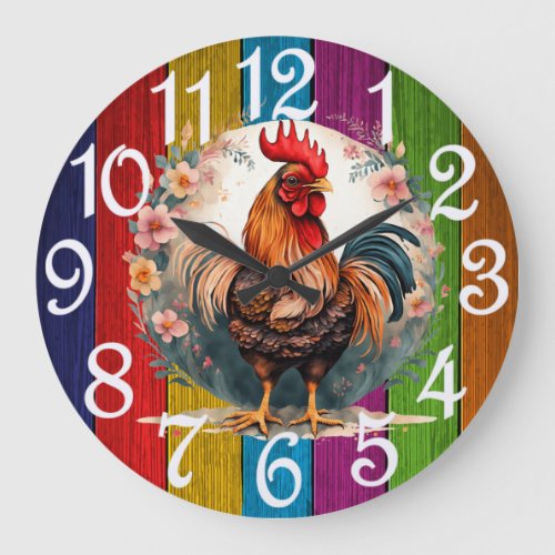 Country Roster Large Clock
