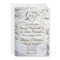 Country Rustic Birch Tree Bark Wedding Invitations