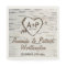 Country Rustic Birch Tree Bark Wedding Napkins
