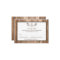 Country Rustic Monogram Branch & Wood Wedding RSVP