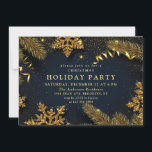 Country Rustic Pine Cones Branch Christmas Party Invitation<br><div class="desc">Country Rustic Pine Cones Branch Christmas Party Invitation.
 For further customization,  please click the "customize further" link and use our design tool to modify this template.</div>