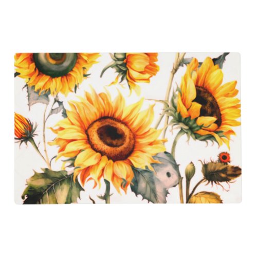 Country Rustic Sunflower Placemat