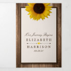 Country Rustic Sunflower & Wood Wedding Suite