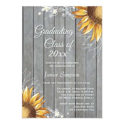 Country Graduation Invitations 3