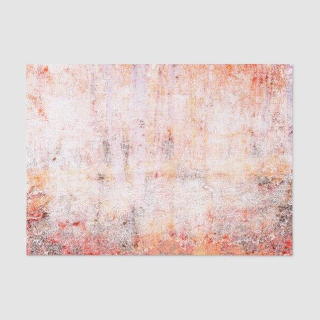 Country Rustic Vintage Distressed White Texture Tissue Paper (Front)