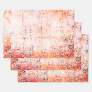 Country Rustic Vintage Distressed White Texture Wrapping Paper Sheets