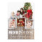 Country Rustic Wood Merry Christmas Photo Card