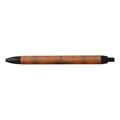 Country rustic wooden textured black ink pen