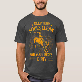 Country Saloon Western Rodeo Gift Idea Cowboy T-Shirt