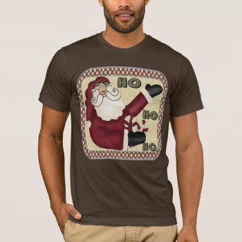 Country Santa T-shirts by christmas_tshirts at Zazzle