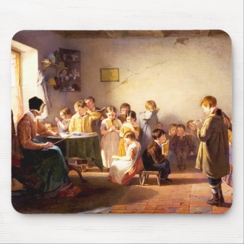 Country School by Winslow Homer Fine Art Mouse Pad