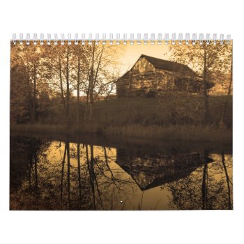 Country Sepia Calendar by broadhead077 at Zazzle