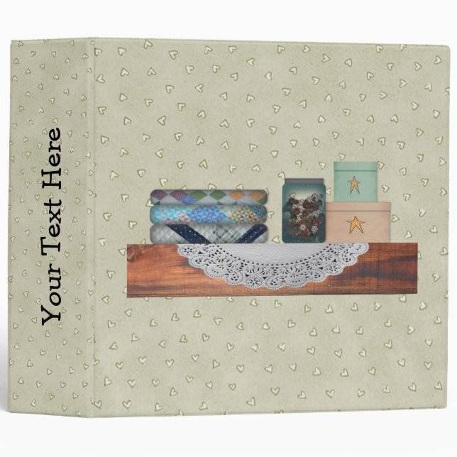 Country Sewing Binder (Front/Spine)