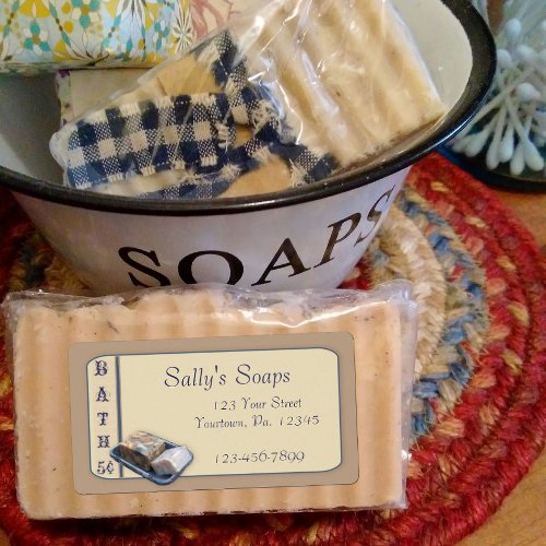 Country Soap Business Label