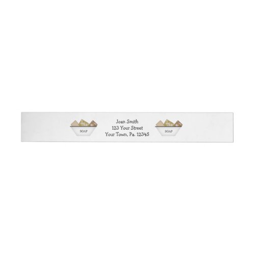 Country Soaps White Wraparound Product Label