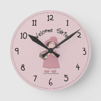 Country Spring Wall Clock