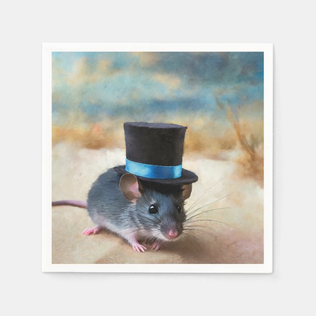 Country Squire Mouse  Napkins (Front)