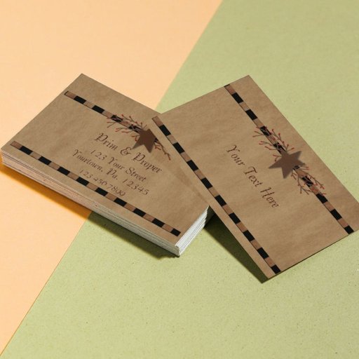 Customizable Country Star Business Card