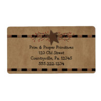 Country Star Business Label