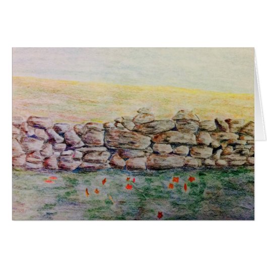 Country Stone Wall Cards (Front Horizontal)