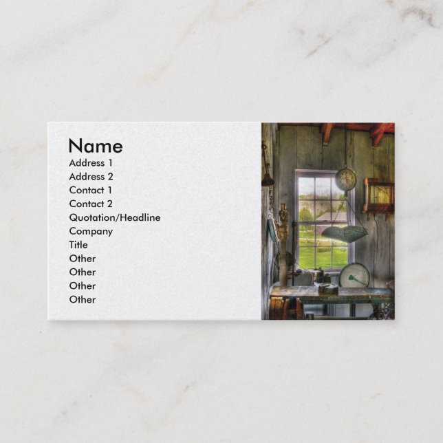 Country Store - Scales Business Card (Front)