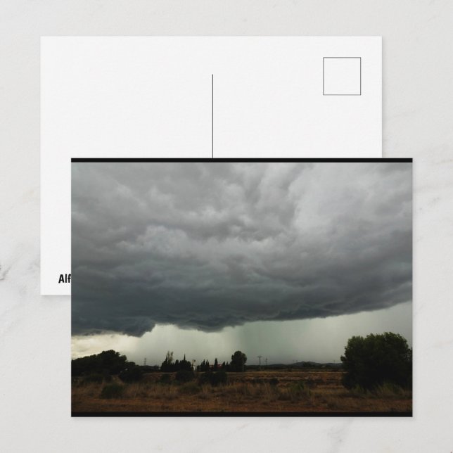 Country Storm Cloud Postcard (Front/Back)