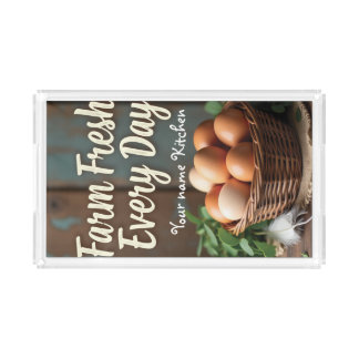 Country Style Farm Fresh Kitchen Tray