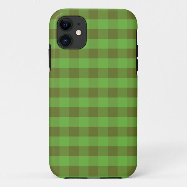 Country-style Green Check, iPhone 5/5s Case-Mate Case (Back)