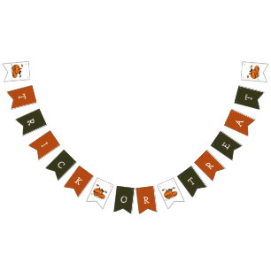 Country Style Halloween Bunting Flags