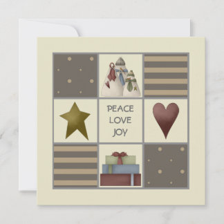 Country Style Holiday Party Invitations