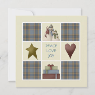 Country Style Holiday Party Invitations