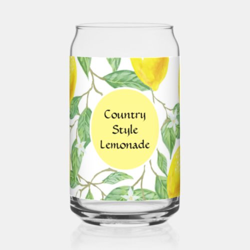 Country Style Lemonade Recipe  Can Glass