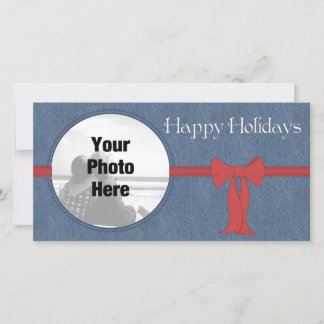 Country Style Photo Christmas card