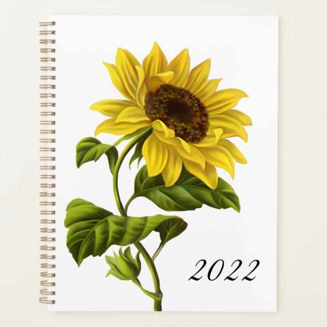 Country Sunflower 2022 Planner (Front)