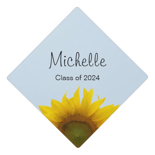 Country Sunflower Class of 2023 Graduation Cap Topper