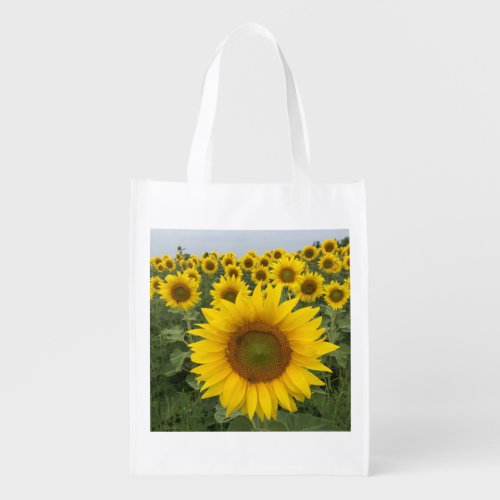 Country Sunflower Harvest Cute Grocery Bag
