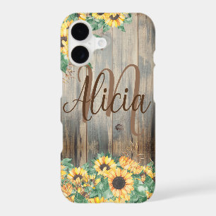 Country Sunflower Name Case-Mate iPhone Case