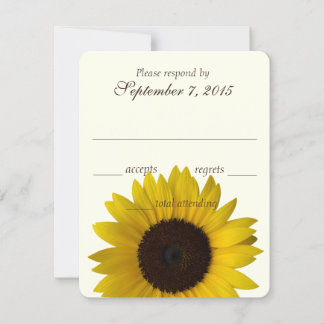 Country Sunflower Response Card