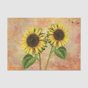 Country Sunflower Tissue Paper