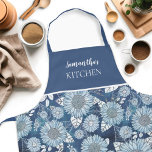 Country Sunflower Women&#39;s Name Apron at Zazzle