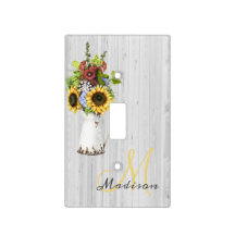 Light Switch Plate & Outlet Covers KLIMT COUNTRY GARDEN SUNFLOWERS 